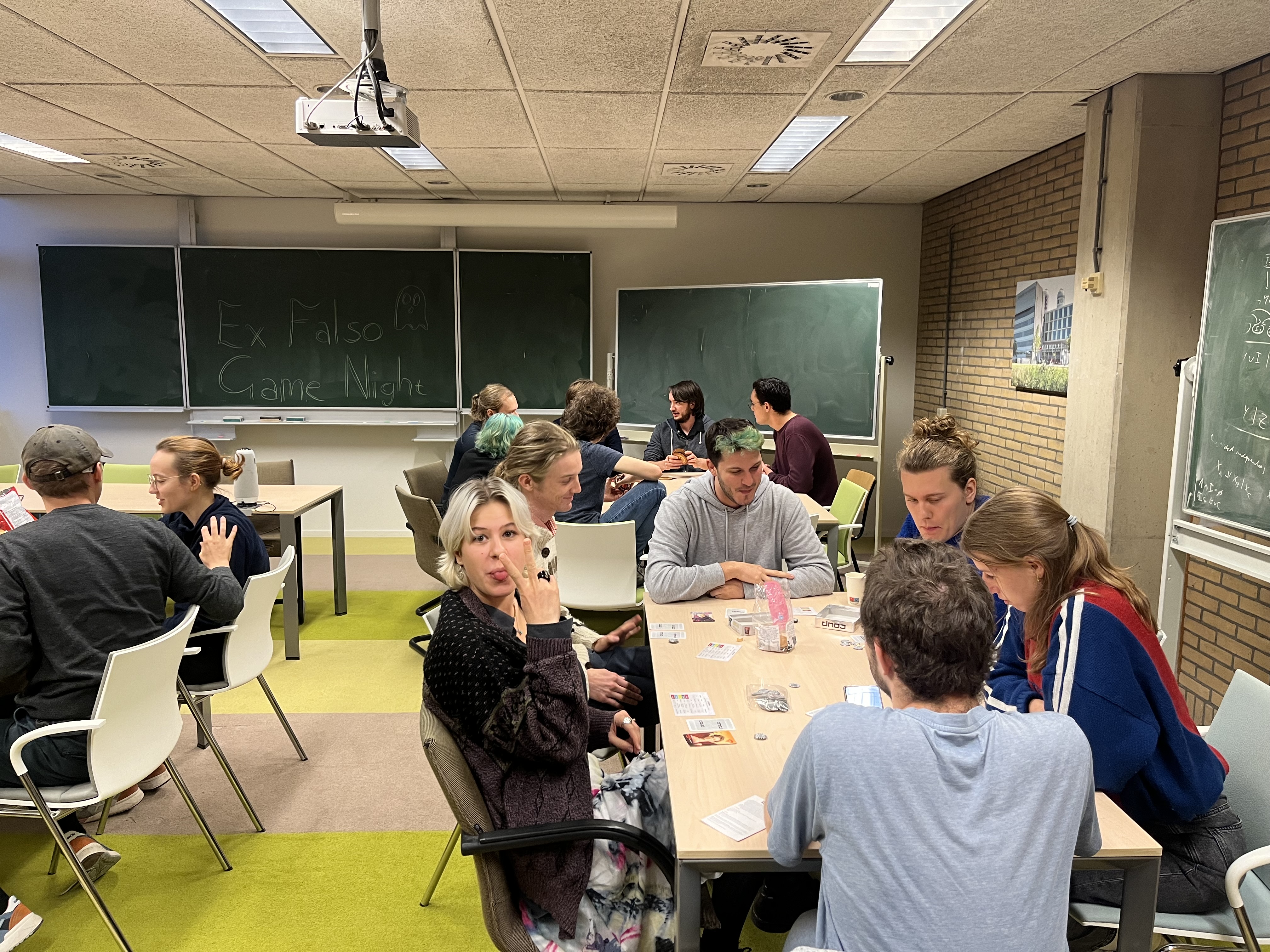 Three ongoing games at different tables. Photo by Thiago Cocco Roque