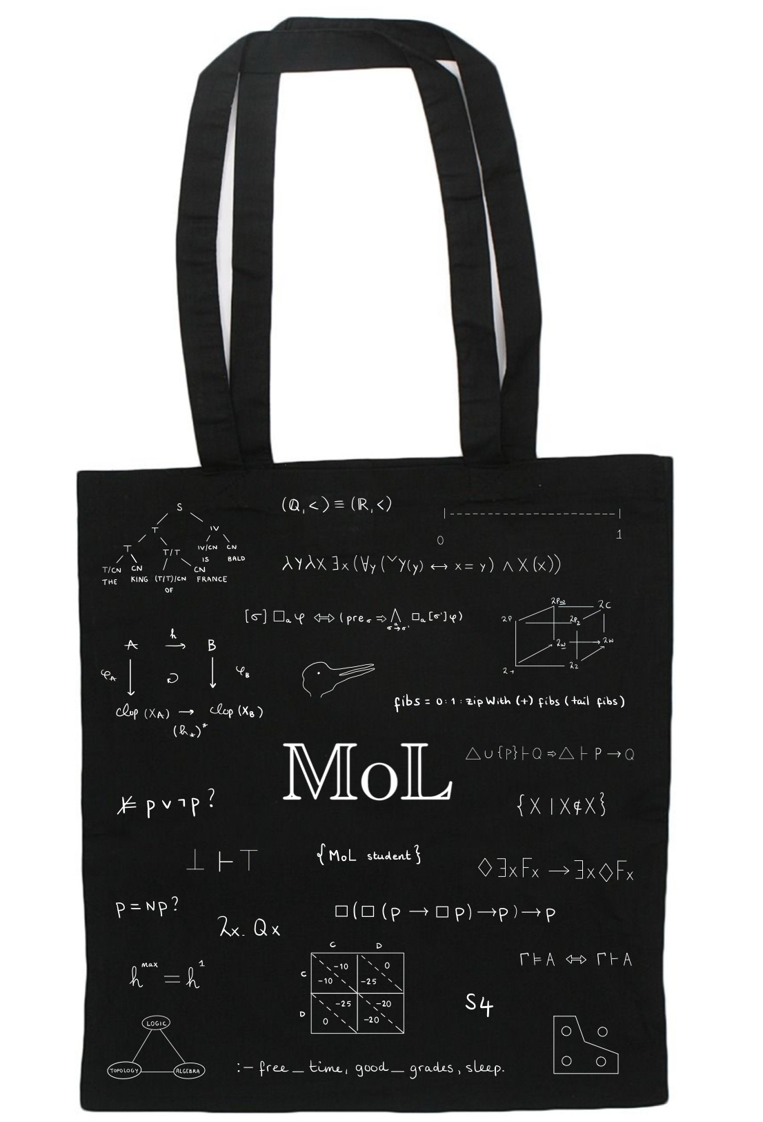 Master of Logic tote bag (work in progress)
